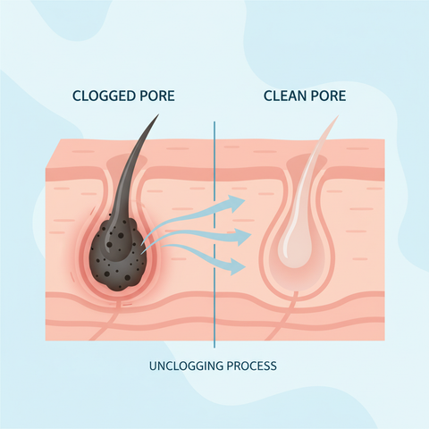 Unclogs Pores